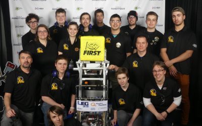 L’équipe de First Robotics du Collège Shawinigan entraine les Apprentis Génies !